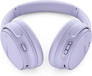 Bose QuietComfort Bluetooth Headphones, Wireless Headphones with Active Over Ear Noise Cancelling and Mic, Deep Bass,